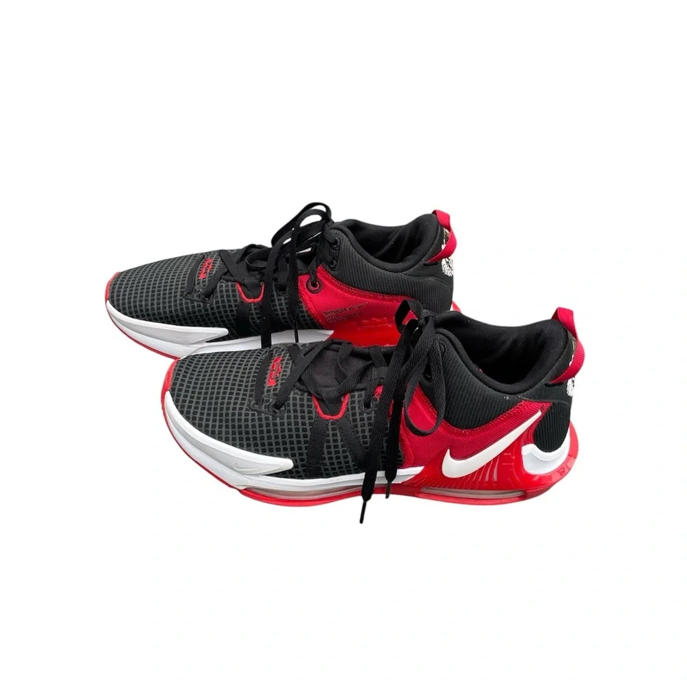 Nike LaBron Witness VII HO 22 Performance Black‎ and Red Basketball Shoes